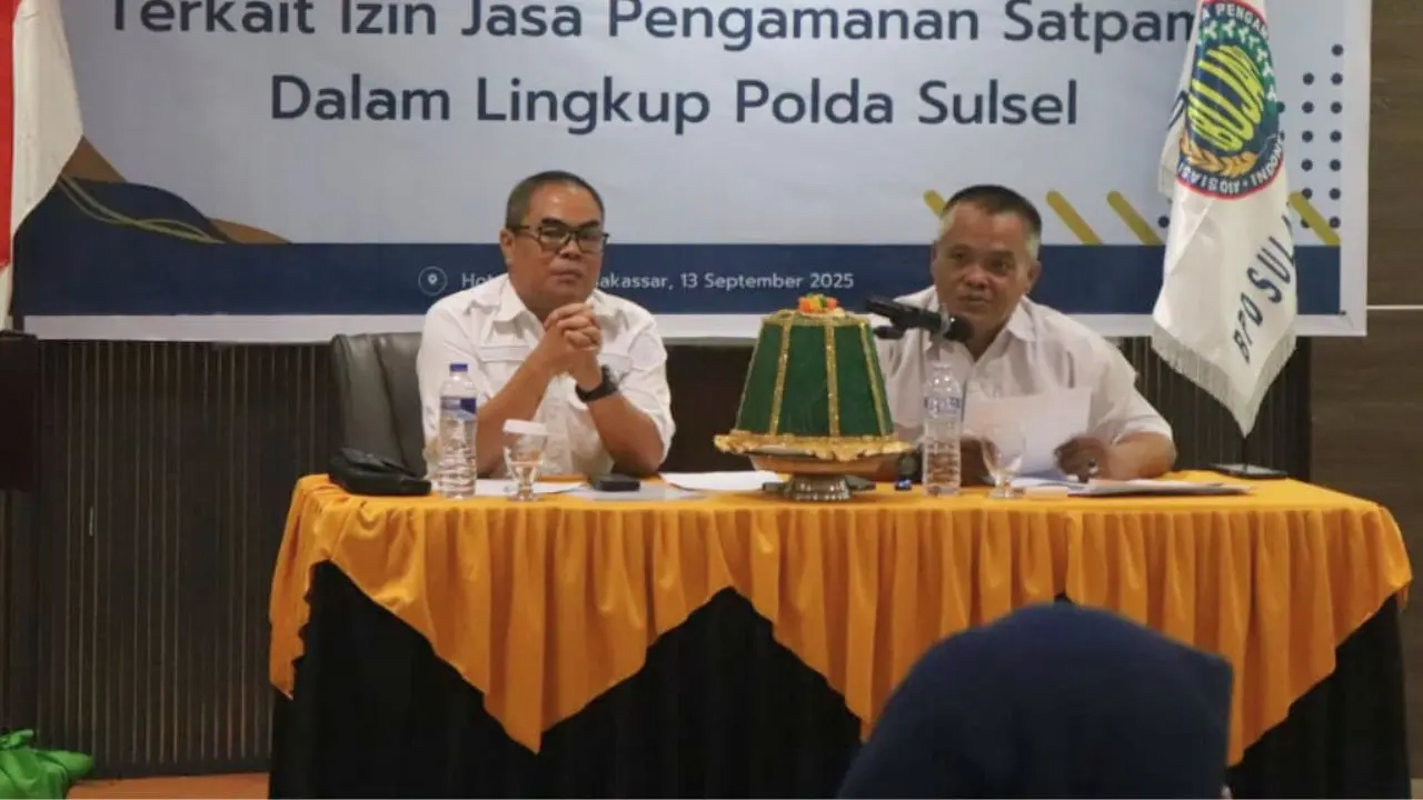 Biaya Izin Satpam Tembus Rp70 Juta, Rakor ABUJAPI Sulsel Putuskan Batas Resmi Rp10 Juta