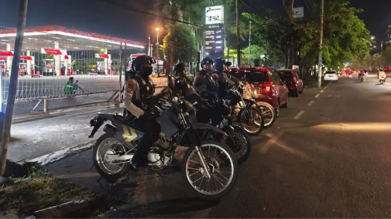 Polrestabes Makassar Intensifkan Patroli Malam Cegah Balapan Liar dan Kriminalitas