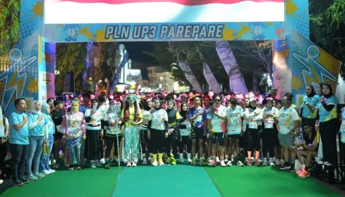 Electric Colour Run PLN di Parepare, Transaksi UMKM Tembus Hampir Rp1 Miliar