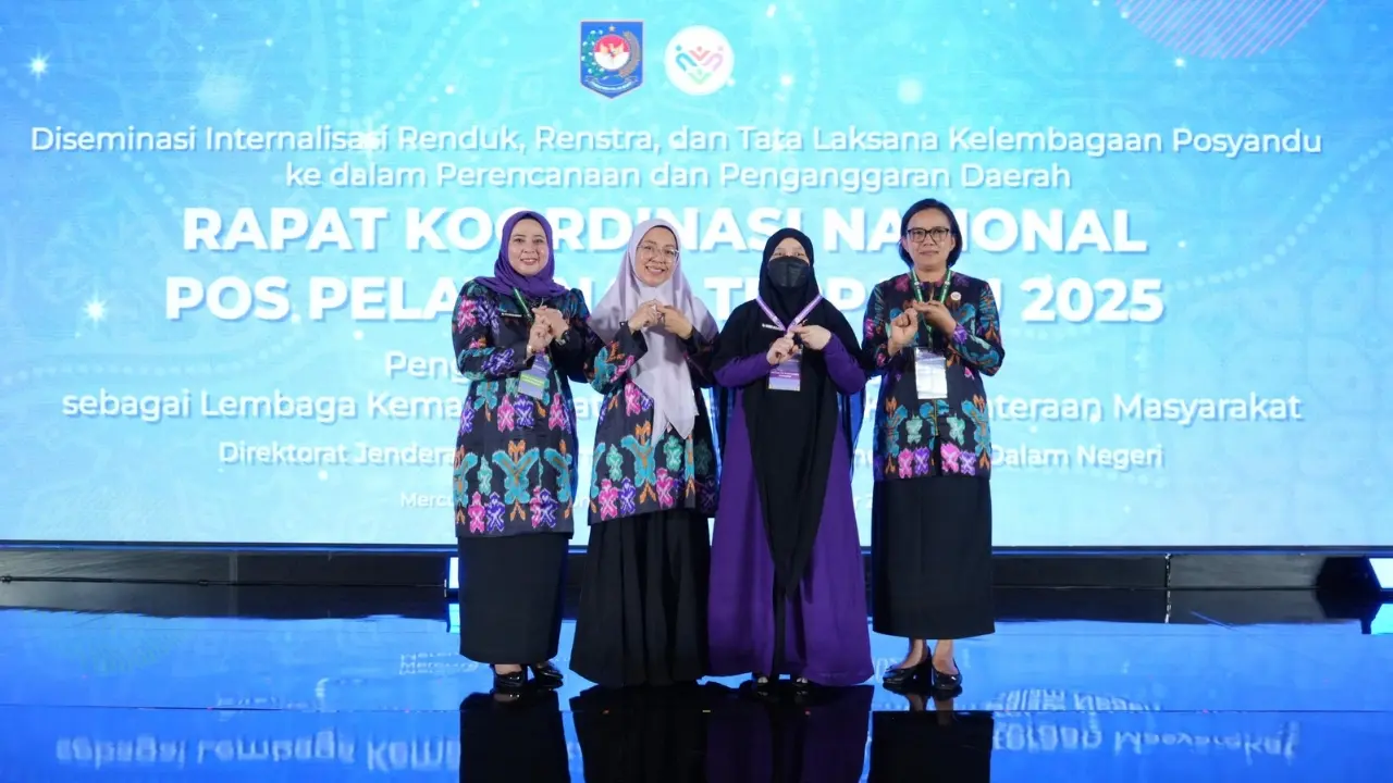 Melinda Aksa Bawa Semangat Transformasi Posyandu Makassar ke Rakornas 2025 di Jakarta