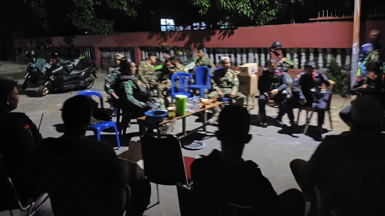 Satpol PP, TNI, dan Polri Dirikan Posko di Tallo Redam Tawuran