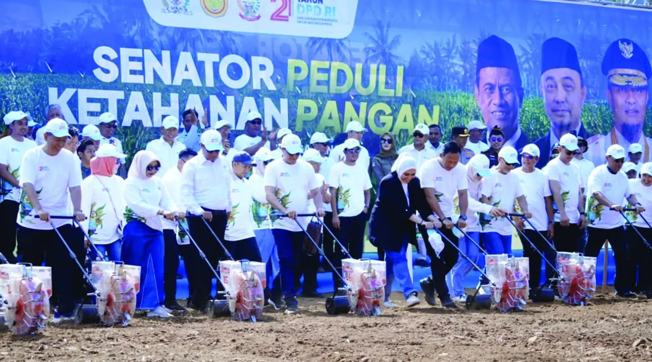Tamsil Linrung Canangkan Program Senator Peduli Ketahanan Pangan di Pangkep
