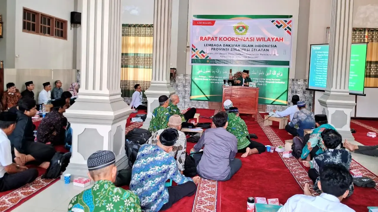 Rakorwil LDII Sulsel: Sinergi untuk Indonesia Sehat, Cerdas, dan Berkarakter