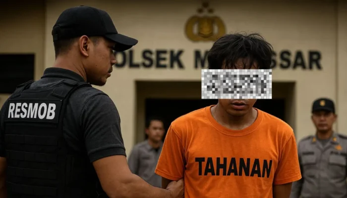 Barong Akhirnya Ditangkap, Buronan Kasus Pencurian dan Penganiayaan di Makassar