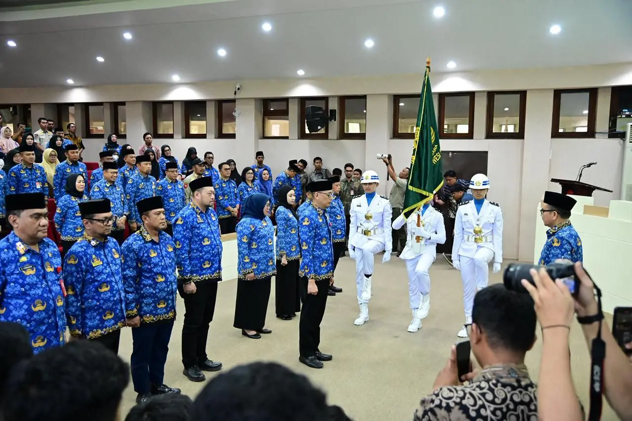 Sekda Andi Zulkifly Resmi Nahkodai Korpri Makassar