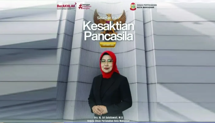 Kadis Pertanahan Makassar Ajak Jadikan Pancasila Pedoman Tata Kelola Pertanahan