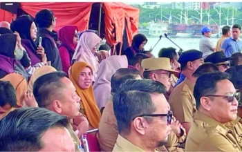Kasubag Umum dan Kepegawaian Dinas Pertanahan Makassar Hadiri Apel Siaga Bencana di CPI