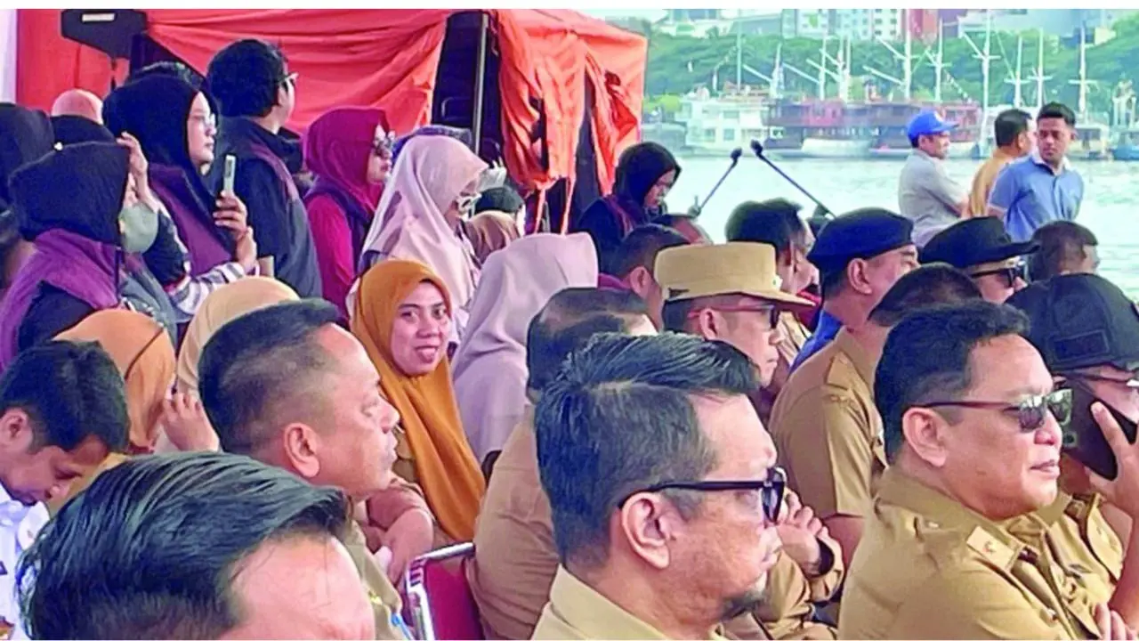 Kasubag Umum dan Kepegawaian Dinas Pertanahan Makassar Hadiri Apel Siaga Bencana di CPI