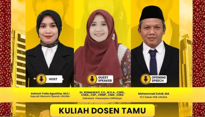 UNUSIA Jakarta Angkat Isu CSR Bernuansa Spiritual di Kuliah Dosen Tamu