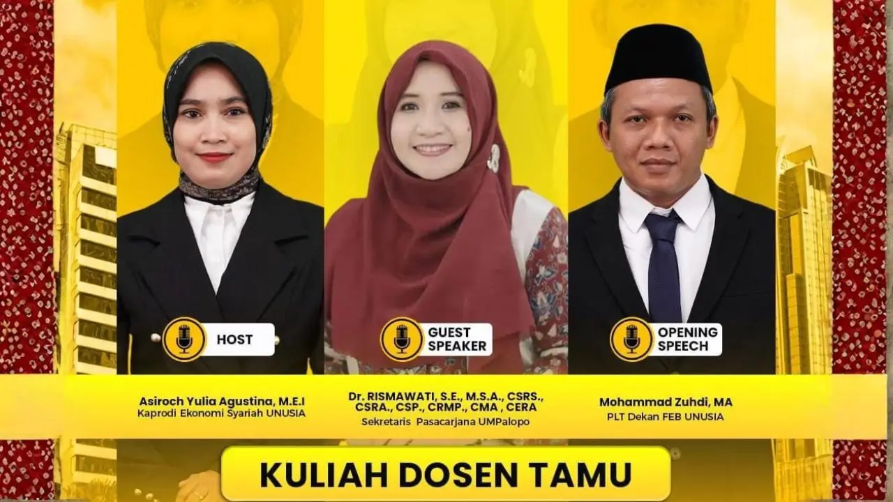 UNUSIA Jakarta Angkat Isu CSR Bernuansa Spiritual di Kuliah Dosen Tamu