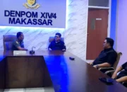 Denpom Makassar Siap Bantu Perumda Parkir Tertibkan Parkir Liar