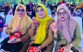 Kadis Pertanahan Makassar Hadiri Gerakan Gemar Makan Telur Dukung Upaya Tekan Stunting di Sulsel