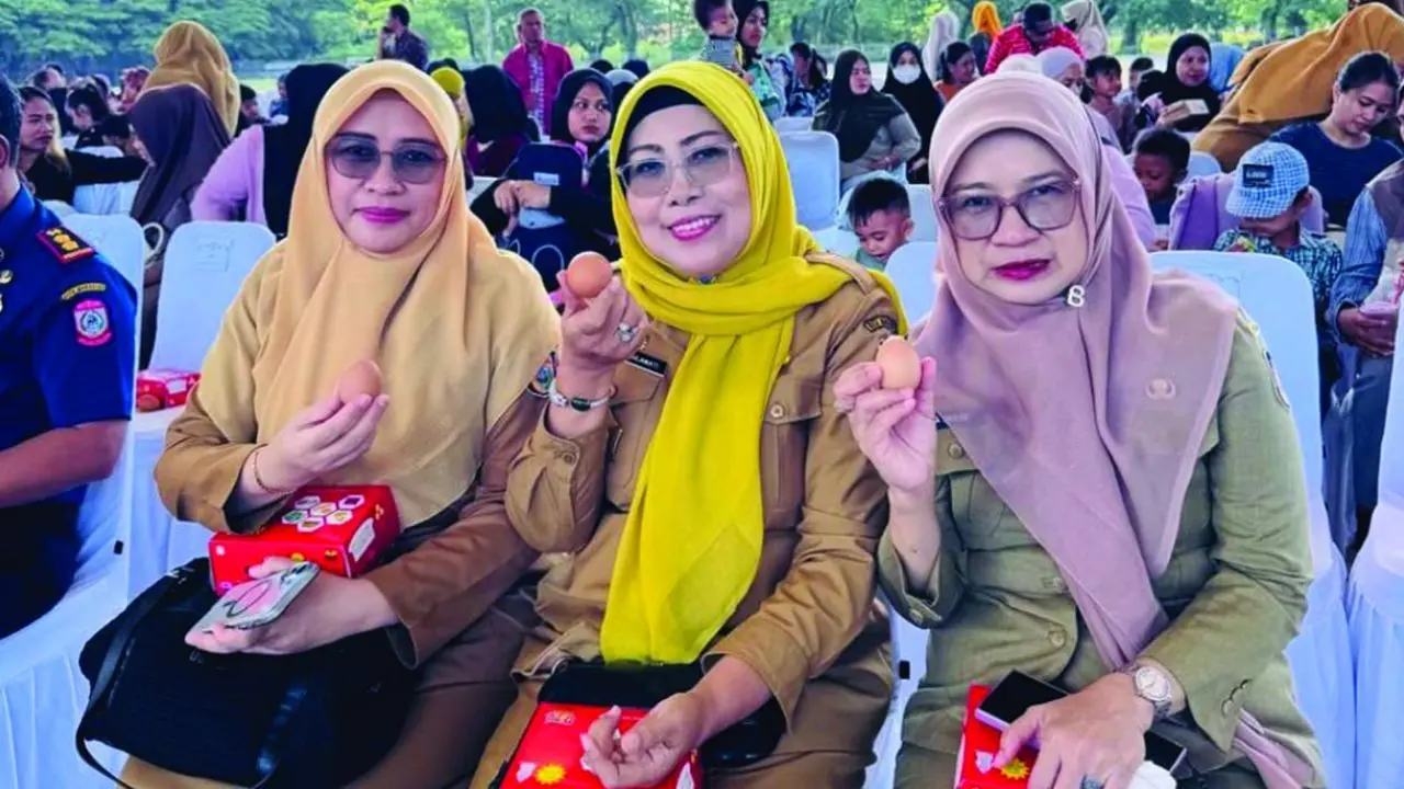 Kadis Pertanahan Makassar Hadiri Gerakan Gemar Makan Telur Dukung Upaya Tekan Stunting di Sulsel