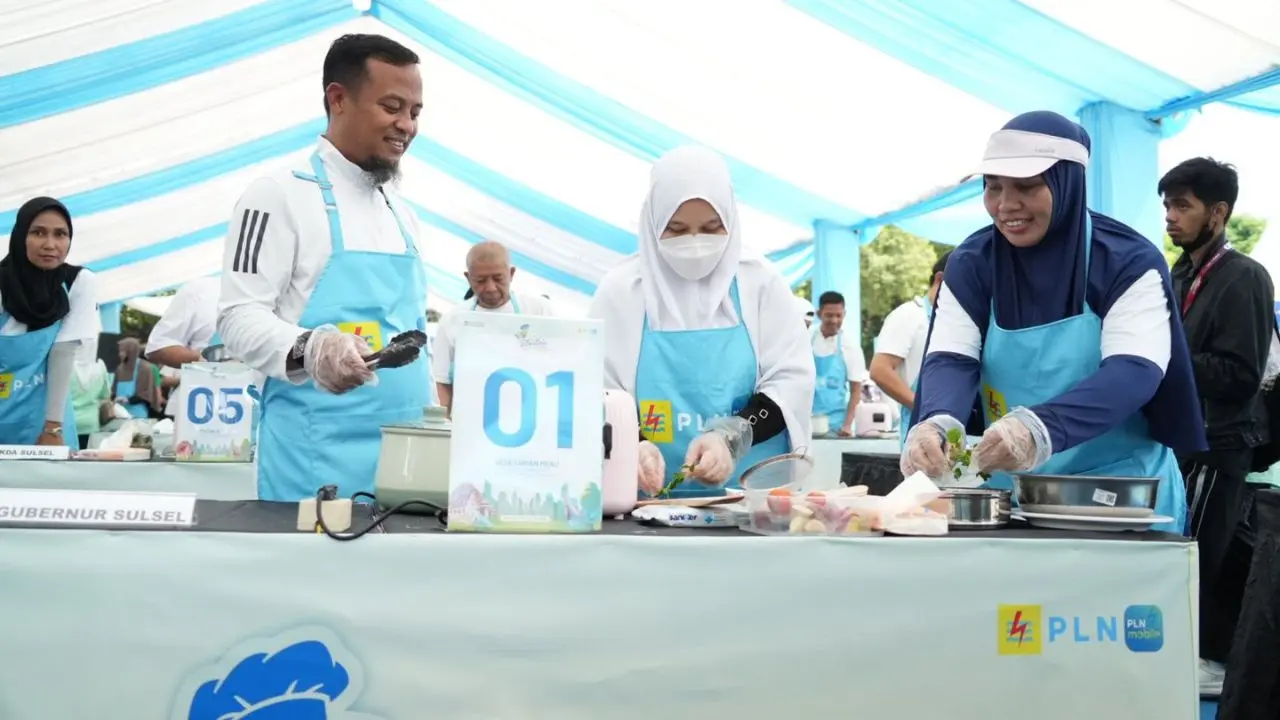 Pemprov Sulsel dan PLN Kampanye Gaya Hidup Serba Listrik Melalui “Electric Cook Fest”