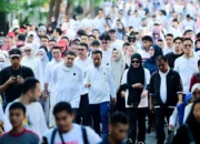 Andi Sudirman, Fatmawati Rusdi, dan Appi Jalan Sehat Bersama di Peringatan 356 Tahun Sulsel
