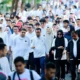 Andi Sudirman, Fatmawati Rusdi, dan Appi Jalan Sehat Bersama di Peringatan 356 Tahun Sulsel