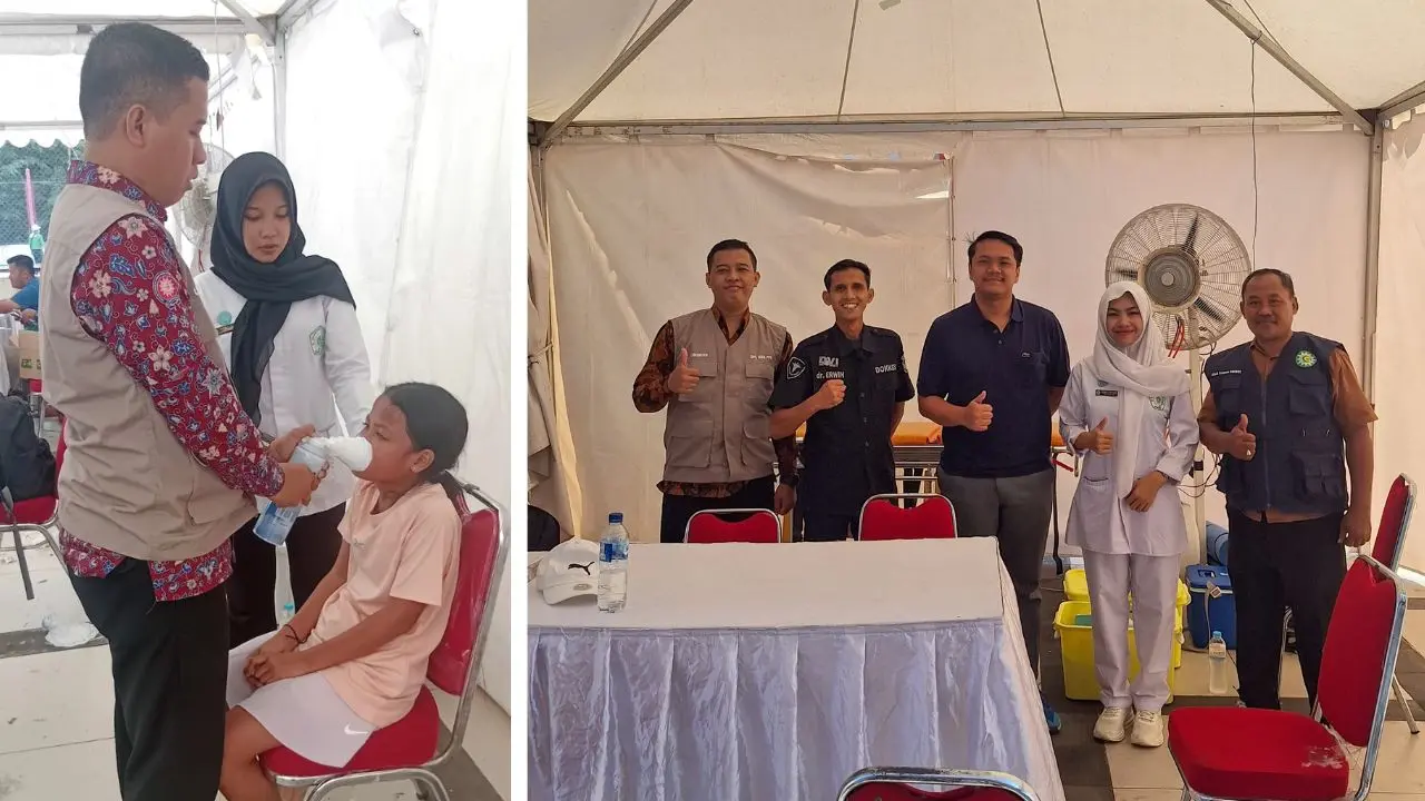 Mahasiswa Keperawatan Unimus Semarang Bangga Jadi Tim Medis di Piala Tugu Muda Junior 2025