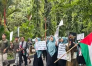 Fun Care di CFD Unhas, Aksi Kreatif Warga Makassar untuk Palestina