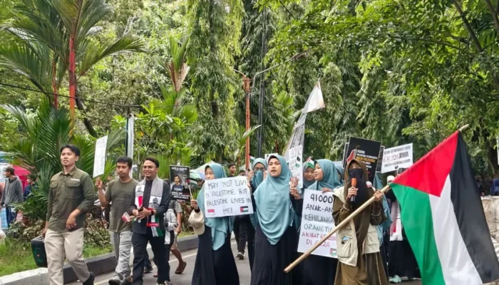 Fun Care di CFD Unhas, Aksi Kreatif Warga Makassar untuk Palestina