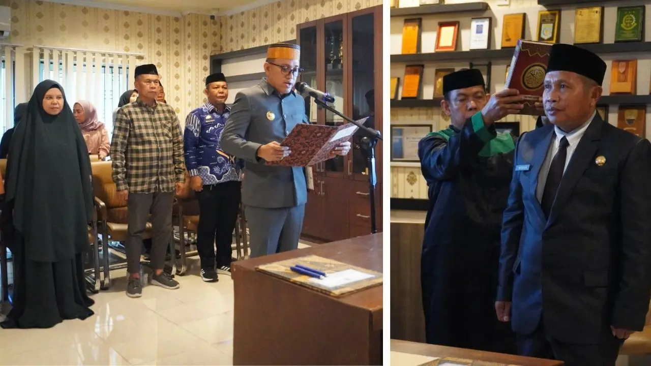 Bupati Paris Yasir Lantik Maskur Sebagai Penjabat Sekda Jeneponto