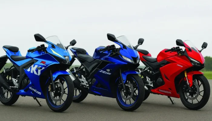 Adu Sportbike 150cc: Siapa Unggul antara Suzuki GSX-R150, Yamaha R15 V3, dan Honda CBR150R?