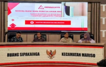 PN Makassar Sosialisasikan Layanan Bantuan Hukum bagi Warga Mariso