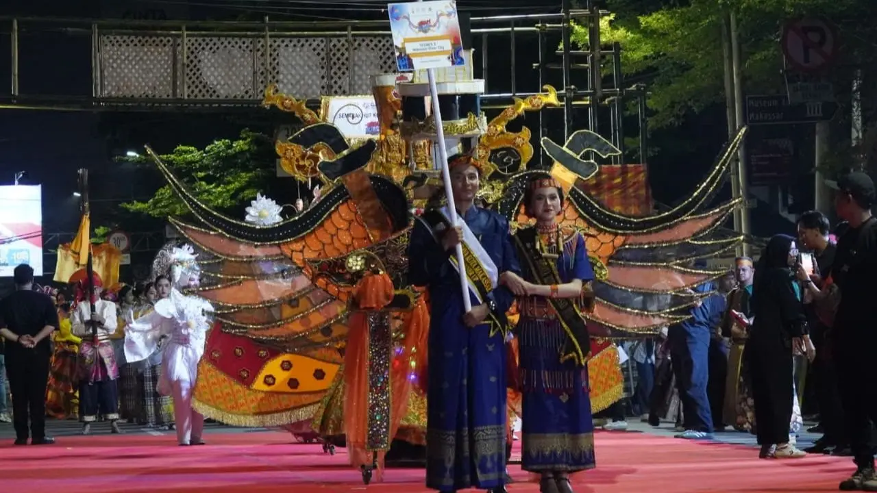 Camat Ujung Pandang Andi Husni Apresiasi Festival Singara’ Bulang: Wujud Kebanggaan Budaya Makassar