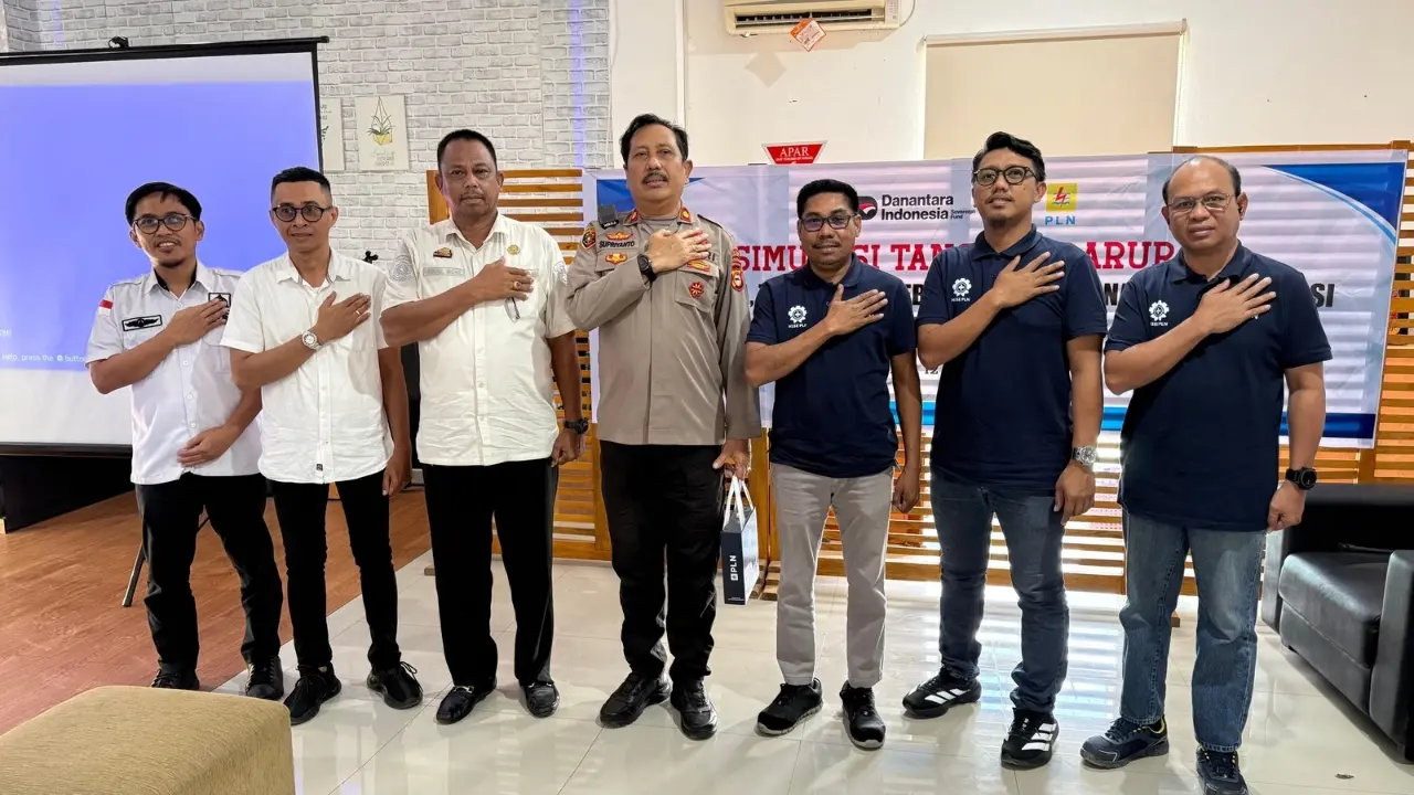PLN UP3 Makassar Utara Gelar Simulasi Tanggap Darurat Komprehensif di Pangkep