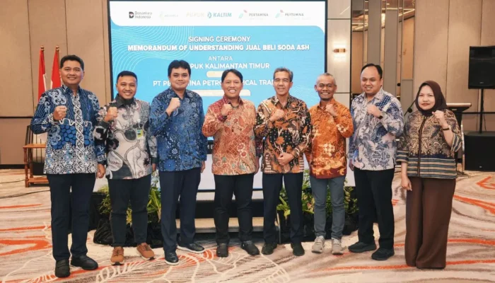Kerja Sama Pertamina Pertachem dan Pupuk Kaltim Pacu Produksi Soda Ash Dalam Negeri