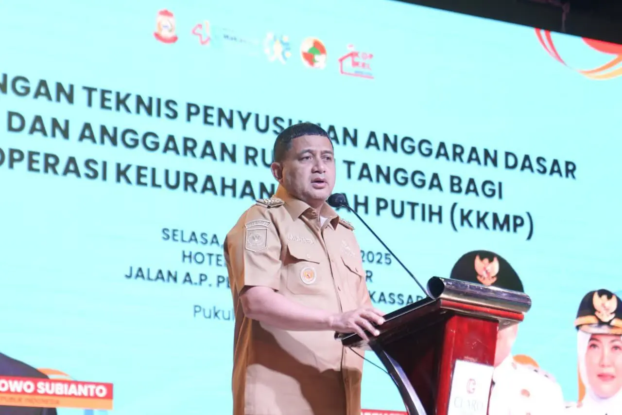 Wali Kota Makassar Buka Bimtek AD/ART KKMP, Tegaskan Integritas dan Penguatan Koperasi di 153 Kelurahan