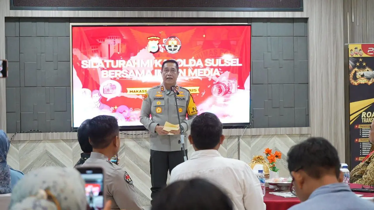 Perkuat Kolaborasi, Kapolda Sulsel Gelar Silaturahmi dengan Insan Media
