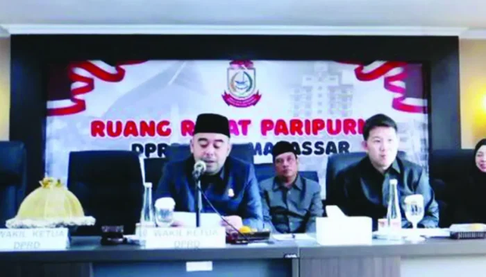 DPRD Makassar Menggelar Rapat Paripurna Mendengarkan Tanggapan Resmi Pemerintah