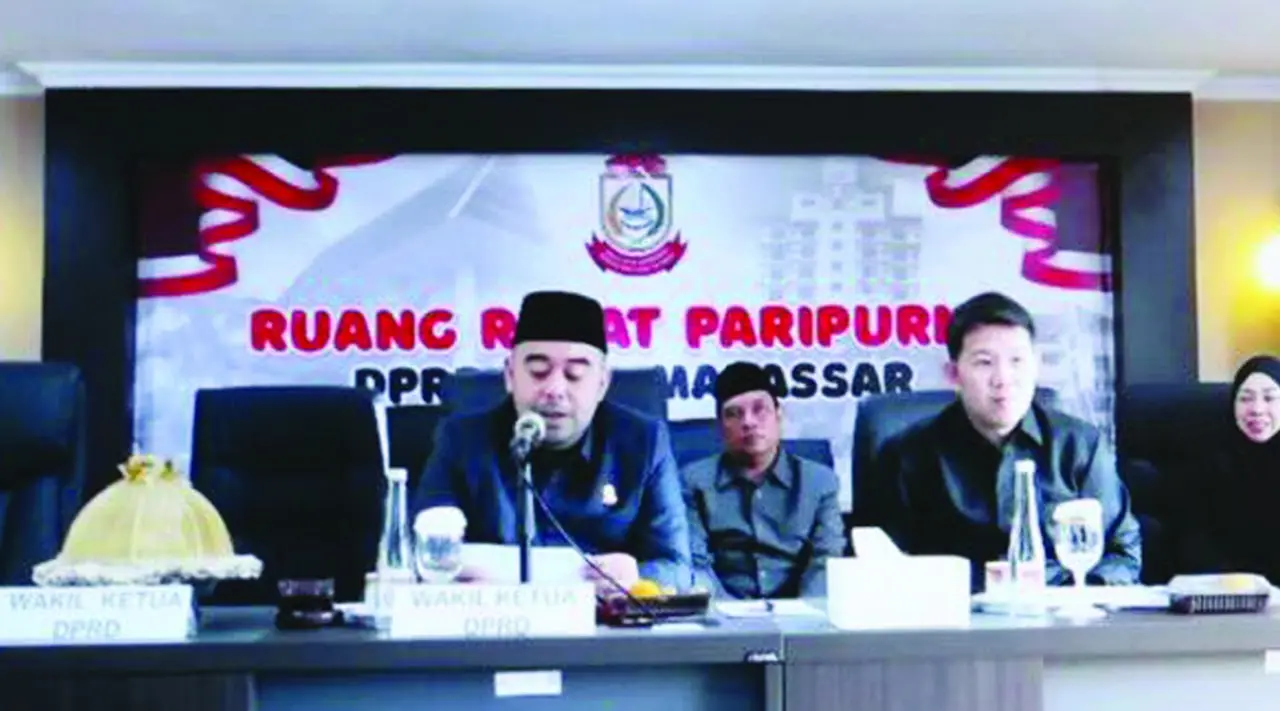 DPRD Makassar Menggelar Rapat Paripurna Mendengarkan Tanggapan Resmi Pemerintah