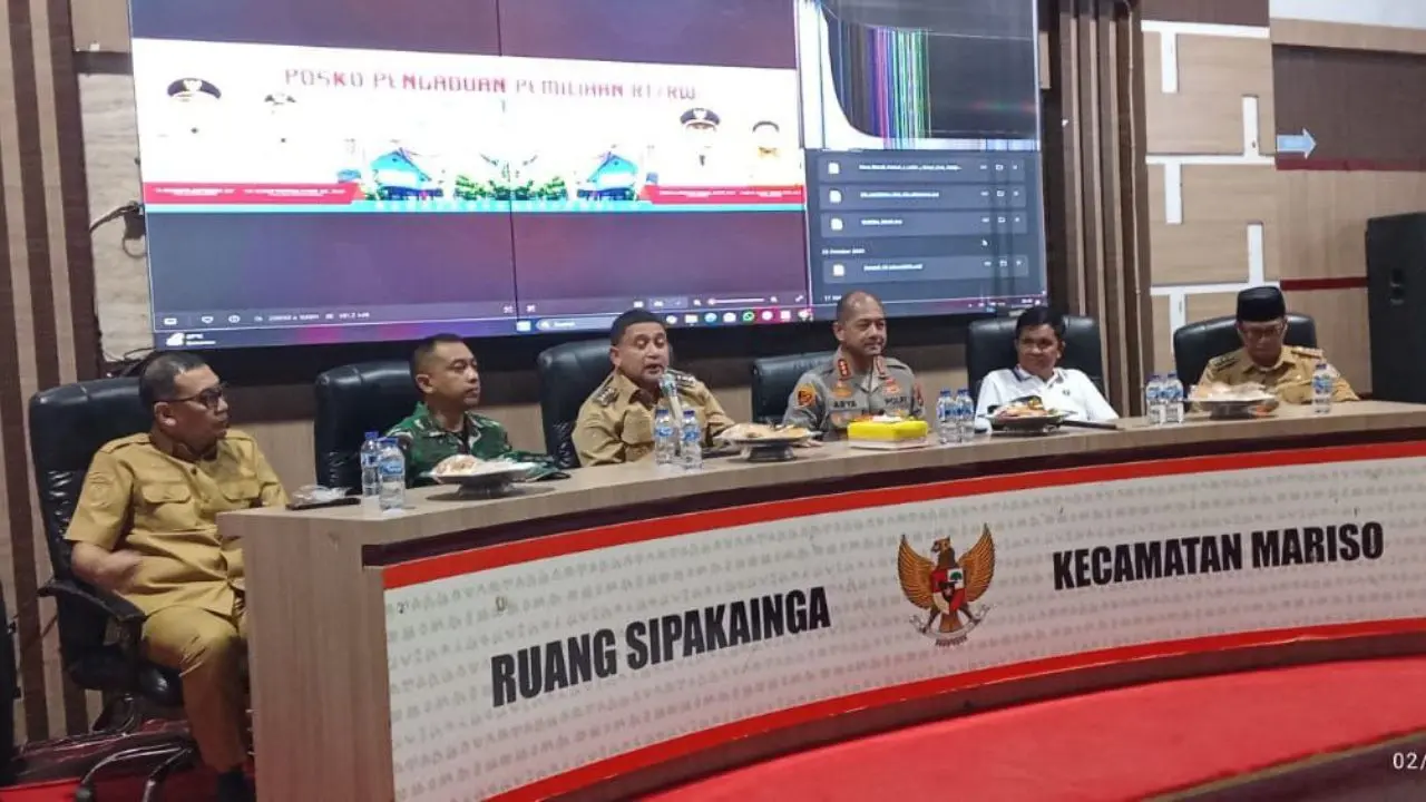 Wali Kota Makassar Tinjau Kesiapan Pemilihan RT/RW di Mariso, Forkopimda Turun Lengkap
