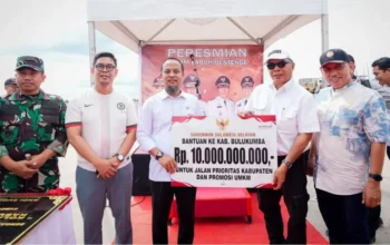 Gubernur Andi Sudirman Resmikan Kolam Labu Bentenge, Serahkan Bantuan Rp10 Miliar untuk Bulukumba