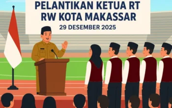 6000 Lebih Ketua RT/RW Terpilih di Kota Makassar Akan Dilantik 29 Desember 2025