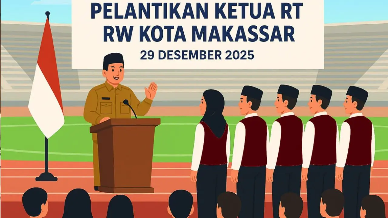 6000 Lebih Ketua RT/RW Terpilih di Kota Makassar Akan Dilantik 29 Desember 2025