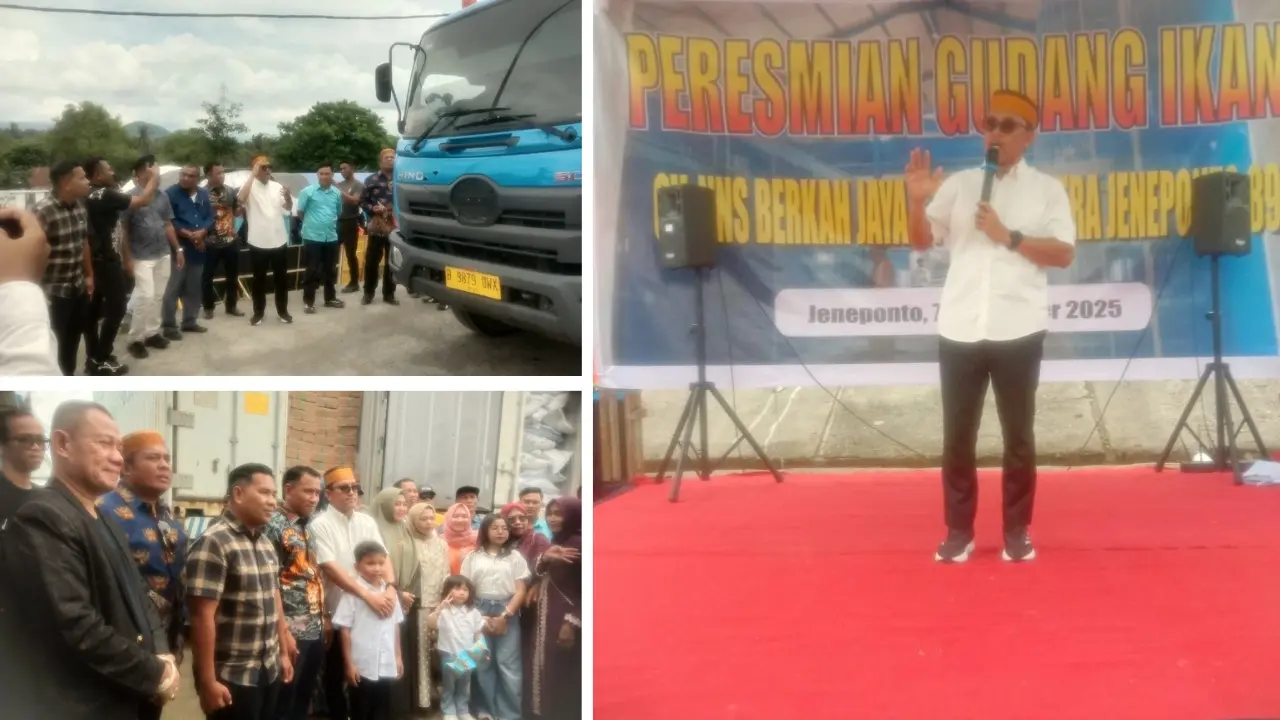 Launching Gudang Ikan di Ci'nong, Pertanda Bupati Jeneponto Tepis Isu Bisanya Hanya Buat Lapangan Sepak Bola