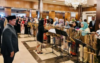 WNI di Islamabad Sambut Presiden Prabowo dengan Angklung, Bangkitkan Rasa Cinta Tanah Air