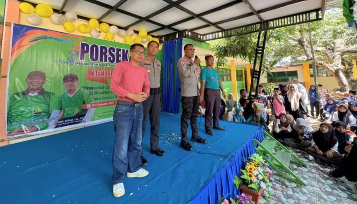 Pasca Viralnya Perkelahian Antar Siswa di Media Sosial, Polres Jeneponto Berikan Pembinaan Siswa MTsN 1 Jeneponto