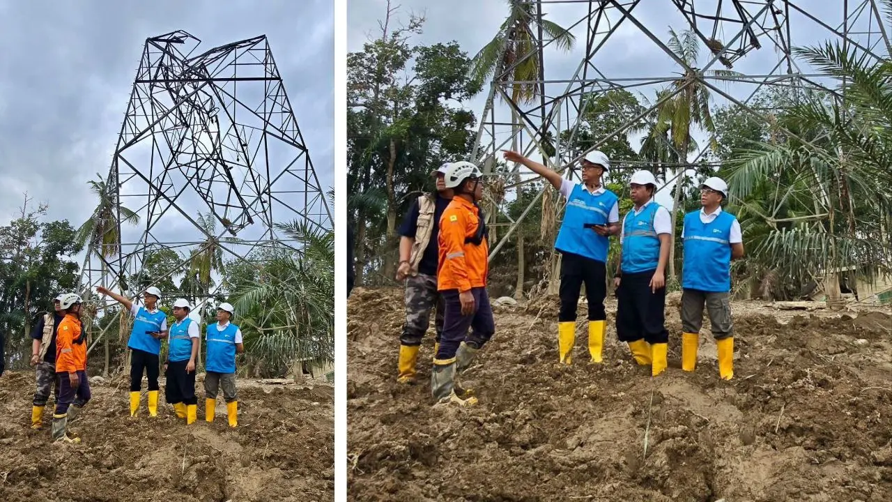PLN Percepat Pemulihan Listrik Aceh, Dirut Turun Langsung Kawal Perbaikan SUTT Langsa–Pangkalan Brandan