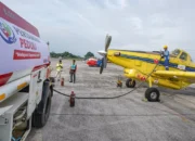 Pertamina Kirim BBM ke Bener Meriah via Udara, Air Tractor Lepas Landas dari Kualanamu