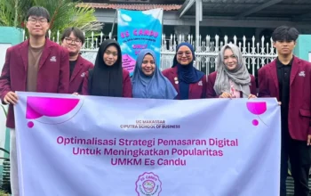 UC Makassar Libatkan Mahasiswa Dukung Pemasaran Digital UMKM Es Candu