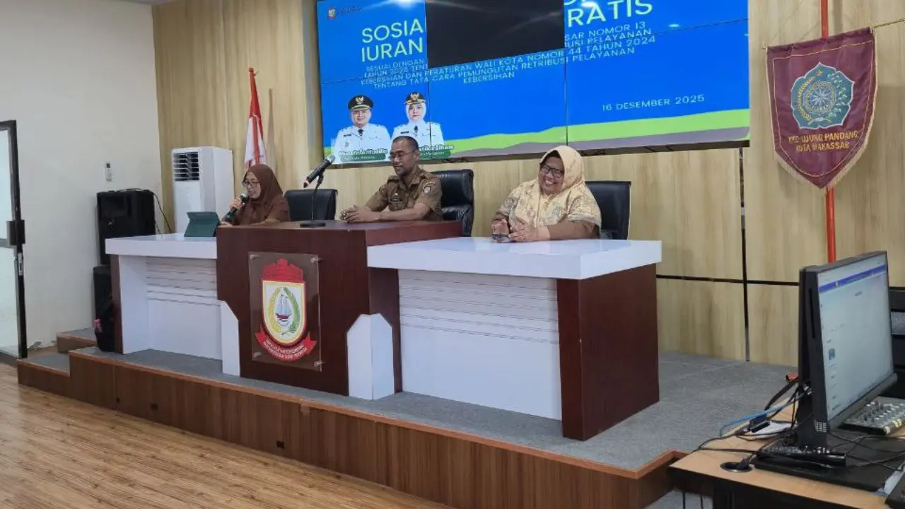 Dukung Kebijakan Pemkot, Camat Ujung Pandang Sosialisasikan Iuran Sampah Gratis