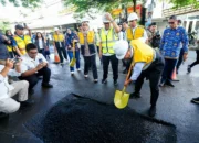 Dimulai dari Hertasning, Gubernur Sulsel Resmi Groundbreaking Preservasi Jalan MYC Senilai Rp430 Miliar