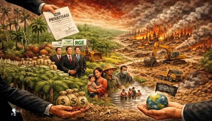 Privatisasi Lahan Sawit dan Kehancuran Alam: Bukti Gagalnya Sistem Kapitalis
