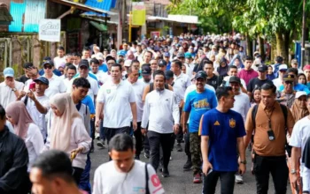 Dorong Hidup Sehat, Gubernur Andi Sudirman Lepas Jalan Sehat Anti Mager di Pangkep