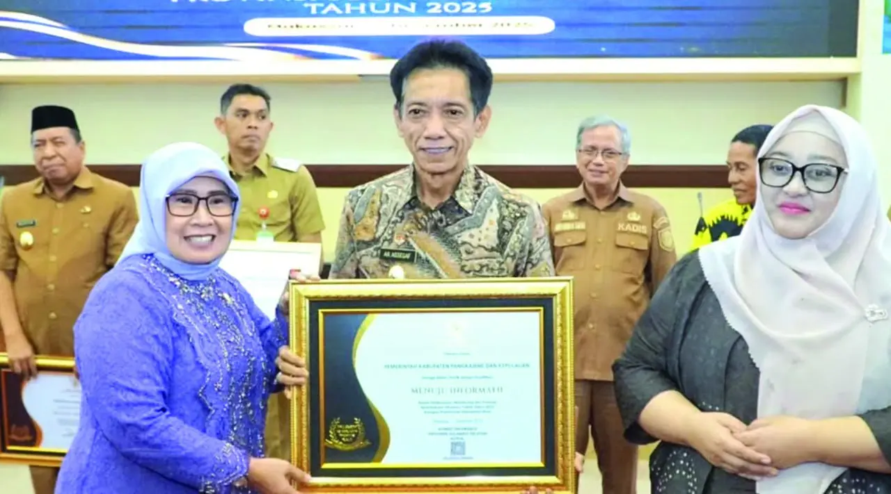 Pangkep Naik Kelas, Raih Penghargaan Keterbukaan Informasi Publik 2025