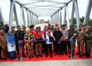 Gubernur Sulsel Resmikan Jembatan Sungai Malake, Perkuat Konektivitas Sidrap–Wajo
