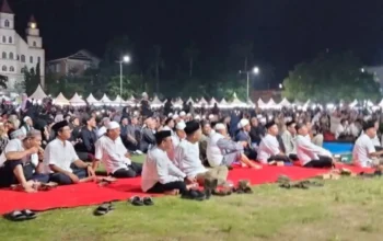 Ribuan Warga Parepare Sambut Tahun Baru dengan Tabligh Akbar di Lapangan Andi Makkasau